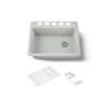 27" undermount single-bowl workstation kitchen sink
