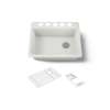27" undermount single-bowl workstation kitchen sink