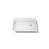33" top-mount single-bowl kitchen sink