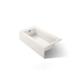 60" x 32" alcove bath, left drain
