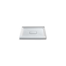 36" x 36" alcove shower base, center drain
