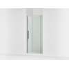 76" H pivot shower door with 5/16"-thick glass