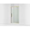 76" H pivot shower door with 5/16"-thick glass