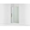 76" H pivot shower door with 5/16"-thick glass