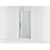76" H pivot shower door with 5/16"-thick glass