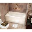 102202-000-001-001 Tenderness 60-in x 36-in Acrylic Alcove Left-Hand Drain Whirlpool Bathtub, White