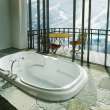 Calla 6642 Acrylic Drop-in Center Drain Bathtub in White