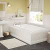 Timeless 72 x 36 Acrylic Alcove End Drain Aeroeffect Bathtub in White