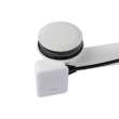 Rotary Turn Cable-Operated Waste and Overflow, 33 in. Cable, Complete Kit in White