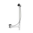 Rotary Turn Cable-Operated Waste and Overflow, 33 in. Cable, Complete Kit in Chrome