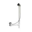 Rotary Turn Cable-Operated Waste and Overflow, 33 in. Cable, Complete Kit in Brushed Nickel