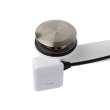 Rotary Turn Cable-Operated Waste and Overflow, 33 in. Cable, Complete Kit in Brushed Nickel