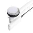 Push Button Cable-Operated Waste and Overflow with Flexible Neck, 33 in. Cable, Complete Kit in Chrome