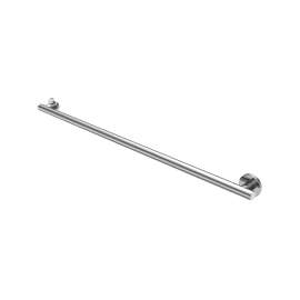 42 in. Modern Straight Grab Bar with End Flange in Chrome