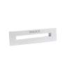 Linear Overflow Metal Trim in White