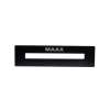 Linear Overflow Metal Trim in Matte Black