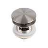 Bathtub Pop-Up Metal Drain in Brushed Nickel