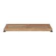 Straight Teak Shower Seat 60 in. in Teak