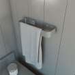 Manhattan Hand Towel Holder in Brushed Chrome