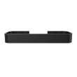 Manhattan Hand Towel Holder in Matte Black