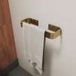 Manhattan Hand Towel Holder in Brushed Gold