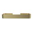 Manhattan Hand Towel Holder in Brushed Gold