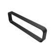 Manhattan Vertical Hand Towel Holder in Matte Black