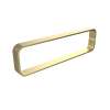 Manhattan Vertical Hand Towel Holder in Brushed Gold