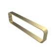 Manhattan Vertical Hand Towel Holder in Brushed Gold
