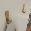 Manhattan Hook - Pack of 2 in Brushed Gold