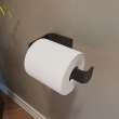 Manhattan Toilet Paper Holder in Matte Black