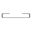Manhattan 18 in. Single Towel Bar in Matte Black