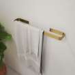 Manhattan 18 in. Single Towel Bar in Brushed Gold