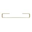 Manhattan 18 in. Single Towel Bar in Brushed Gold