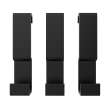 Manhattan Small Hooks - Pack of 3 in Matte Black
