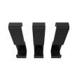 Manhattan Small Hooks - Pack of 3 in Matte Black