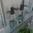Manhattan Bottle Holder - Pack of 2 in Brushed Chrome