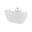 Keros Deckmounted Tub Faucet with Handshower in Chrome
