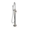 Linosa Freestanding Tub Faucet with Handshower in Brushed Nickel