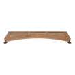 Curved Teak Shower Seat 48 in. in Teak