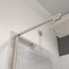 L-Shape Support Arm in Brushed Nickel