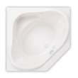 Nancy 54 x 54 Acrylic Drop-in Center Drain Aerosens Bathtub in White