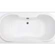 Cambridge 72 x 36 Acrylic Drop-in Center Drain 10 Microjets Bathtub in White