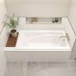 Optik 6032 Acrylic Drop-in End Drain Bathtub in White
