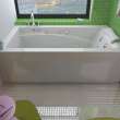 Optik 6636 Acrylic Alcove Right-Hand Drain Combined Hydrofeel & Aerofeel Bathtub in White