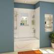 Finesse 80 61 x 34 Acrylic Glue up Five-Piece Tub Wall Surround in White