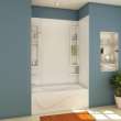 Finesse 80 61 x 34 Acrylic Glue up Five-Piece Tub Wall Surround in White