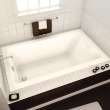 Pose 6032 Acrylic Drop-in End Drain Whirlpool Bathtub in White