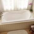 Cocoon 6636 Acrylic Drop-in End Drain 10 Microjets Bathtub in White