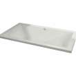 Aiiki 7242 Acrylic Drop-in Center Drain Hydrofeel Bathtub in White